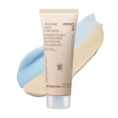 Innisfree Volcanic Swirl Pore Clay Mask, 2-in-1 Korean Skincare for Exfoliating & Hydrating, For Oily & Dry Skin, 3.88 Fl Oz