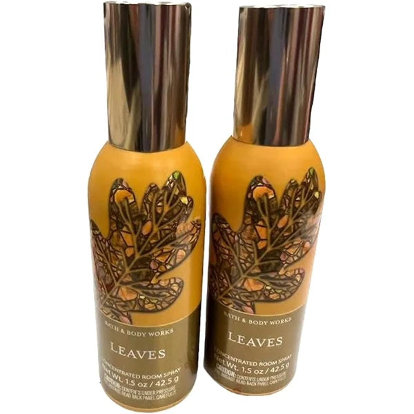 Bath & Body Works Room Freshener Spray - 2 pack Bundle (Leaves - 2 pk)