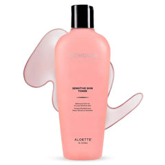 Aloette Sensitive Skin Toner for Face - Gentle Daily Facial Toner Soothing, Hydrating for Dry & Sensitive Skin - Removes Excess Oil, Dirt, Clogged Pores & Impurities - Cucumber, Chamomile & Aloe Vera - 8 Fl Oz