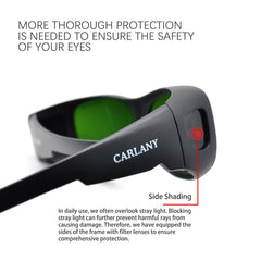CARLANY IPL Safety Glasses, 200-2000nm Reliable Absorption Filtering Laser Eye Protection Goggles, Anti-fog, UV400 Protection, OD5+ for IPL Pulsed Light Hair Removal, Beauty therapy