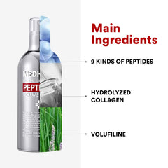 MEDI-PEEL All in ONE Skincare With 9 Peptides | | Korean Cosmetics | Volume Essence + Serum + Cream | 100 ml | K-Beauty