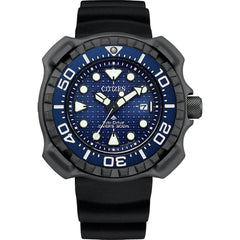 Citizen Men's Analogue Eco-Drive Watch with a Rubber Band Promaster Marine