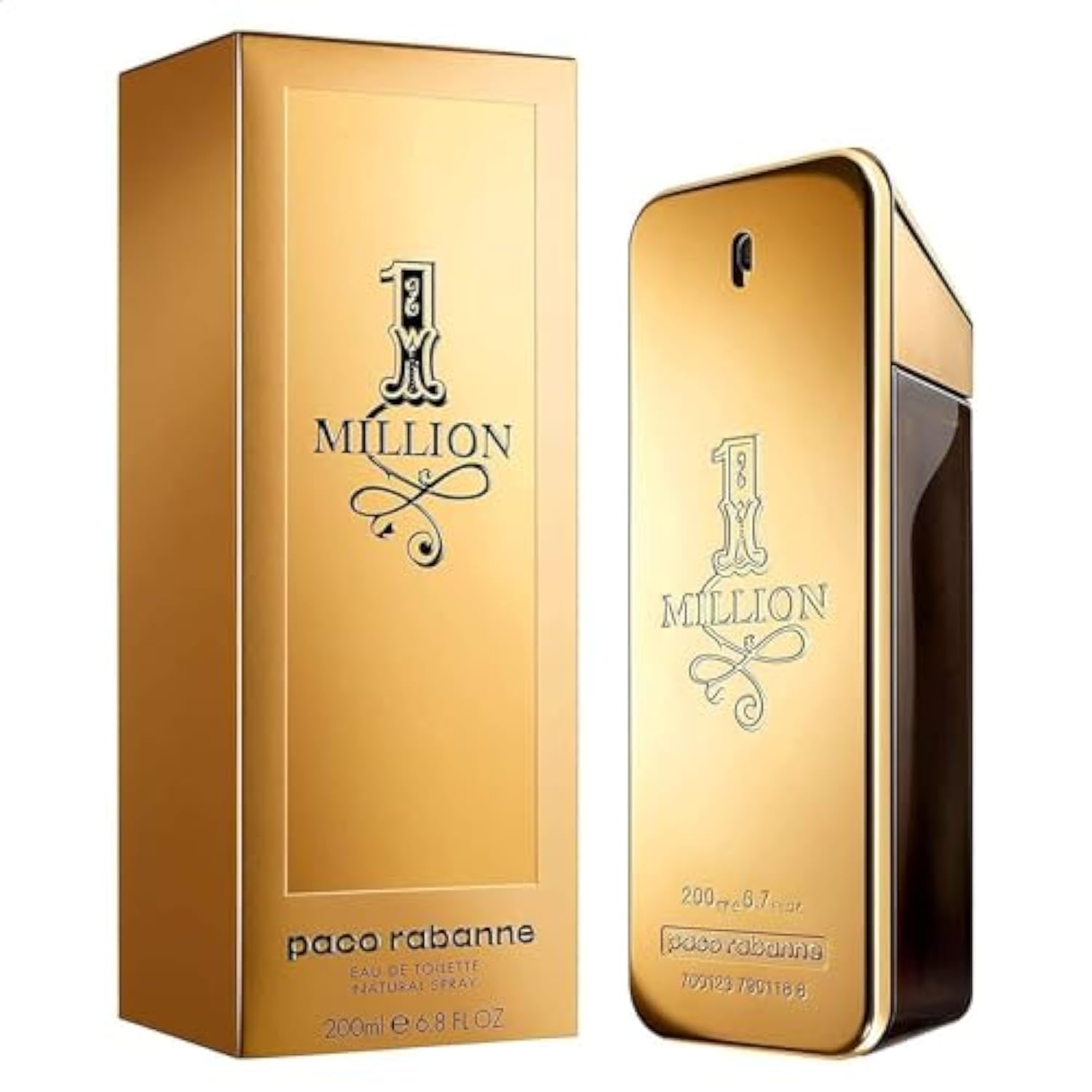 One Million by Paco Rabanne for Men Eau de Toilette 200ml – Discount Store