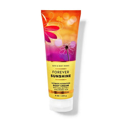 Bath & Body Works Ultimate Hydration Body Cream Gift Set For Women, 8 Fl Oz (Forever Sunshine)