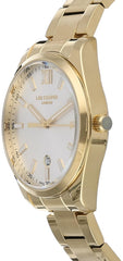 Lee Cooper Men's Quartz Movement Watch, Analog Display and Metal Strap - LC07101.130, Gold