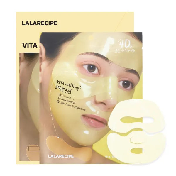 LALARECIPE Heart Goggle Moisture Eye Mask – Hydrating & Cooling Hydrogel Patches with 8-Hyaluronic Acid, Avocado & Collagen – Korean Skincare for Dry & Sensitive Skin (Pack of 10)