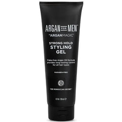 Argan Magic Strong Hold Styling Gel Flake Free Argan Oil Formula for Superior Hold and Long lasting Control Paraben Free