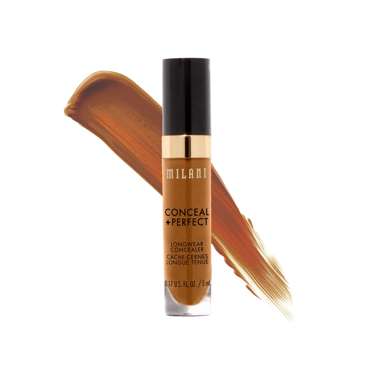Milani (Warm Chestnut) - Conceal + Perfect Longwear Concealer - Warm Chestnut (5ml) Vegan, Cruelty-Free Liquid Concealer - Cover Dark Circles, Blemishes & Skin Imperfections for Long-Lasting Wear