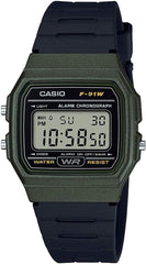 Casio Classic Alarm Digital Watch Green/Black