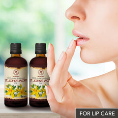 St Johns Wort Oil 6.8 oz (2 * 100ml) - Hypericum Perforatum - Carrier Oil for Essential Oils - Oil for Skin - Hair Oil - Body Oil - Face Oil - Bath Oil