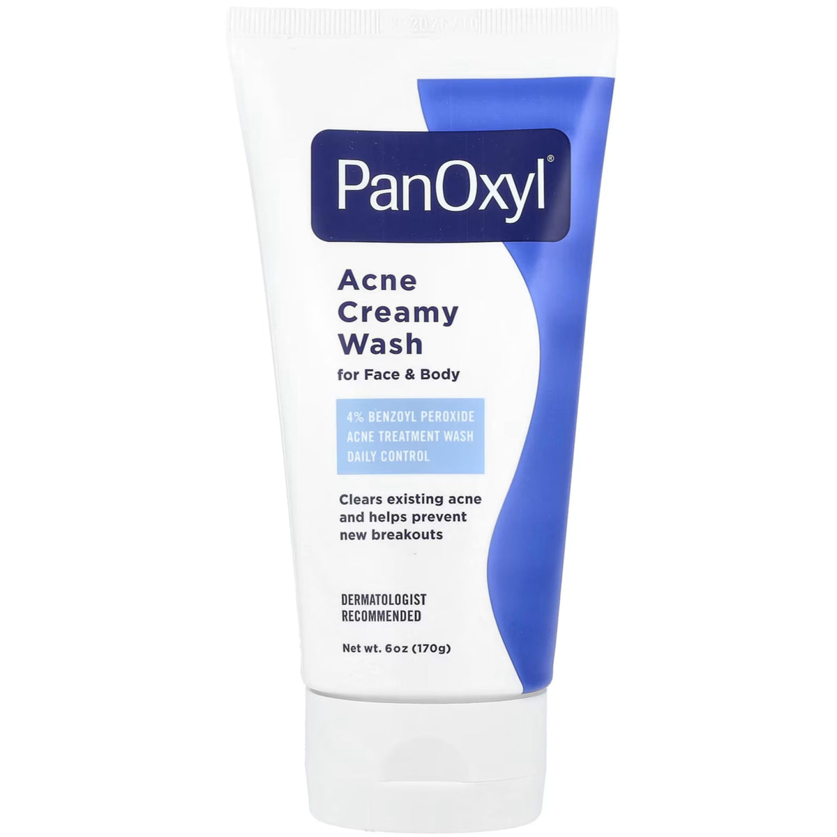 PanOxyl - 4 acne cream wash 4% Benzoyl Peroxide 6 Oz