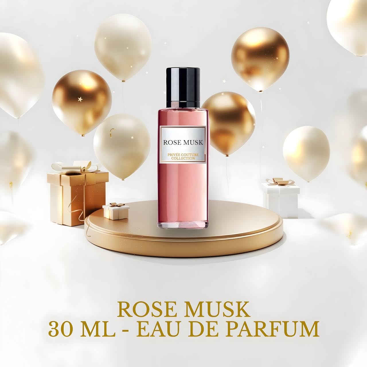 ROSES MUSK - Eau De Parfum | Long Lasting - Privee Counture Collection | Mini Travel size 30 ML perfume | By Lattafa Perfumes - High Concentration (ROSES MUSK)