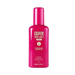 Coco & Eve Coconut Milk Body Sunscreen SPF 50 Broad Spectrum UVA/UVB Sun Protection, Hydrating Daily Water Based Lotion, Lightweight, Non Greasy, Dermatologically Tested, 6.76 Fl Oz