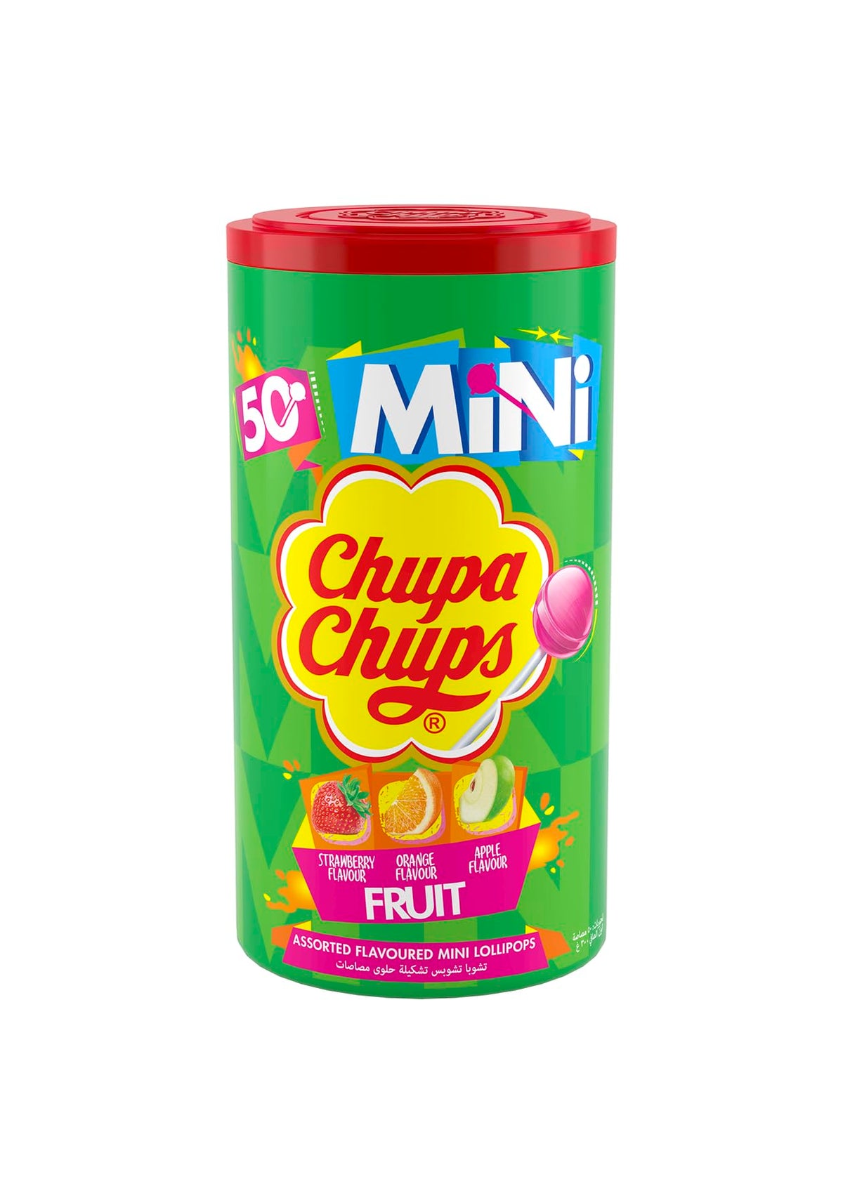 Chupa Chups Mini Lollipop Candy Fruit Flavor - 50pcs
