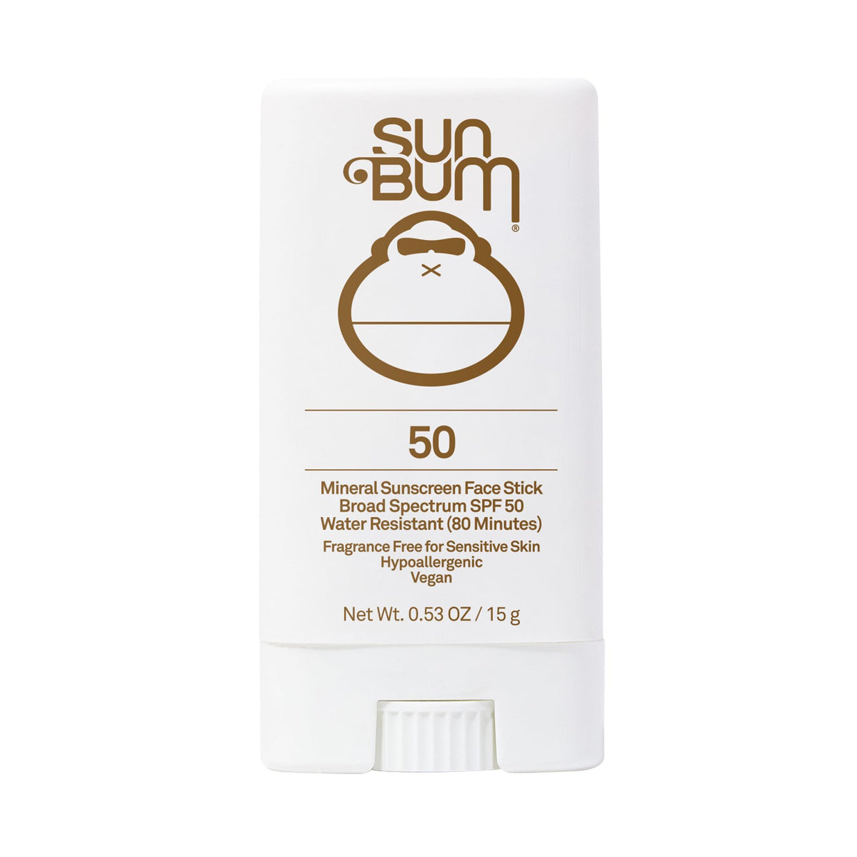 Sun Bum SPF 50 Mineral Facestick, 13 gm, Multicolour, 0.45 Ounce (Pack of 1)