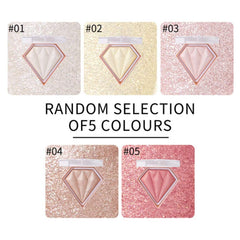 NLLNT Shimmer Powder Highlight Illuminator Facial Highlighter Palette Brightening Makeup High Gloss Face Contour