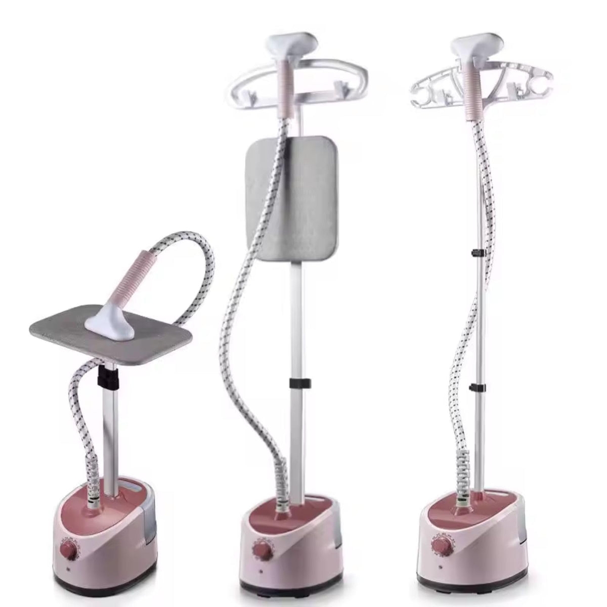 EliteEco Garment Steamer for Clothes, 2000W with Height Adjustable Ironing Board, 40 Second Heating Time, Heat Insulated Steam Hose