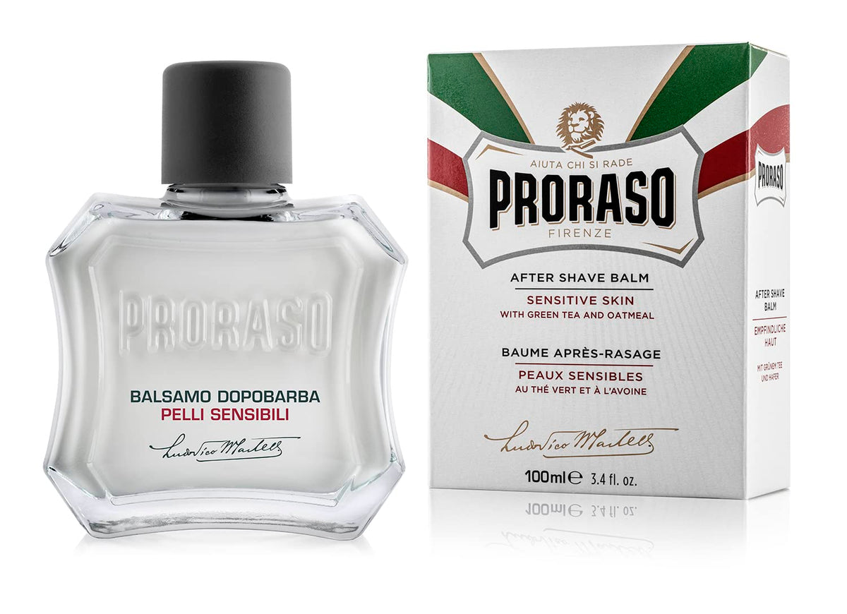 Proraso After Shave Balm, Sensitive Skin, 3.4 Fl Oz