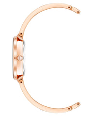 Anne Klein Women's Glitter Accented Dial Bangle Watch, AK/3956