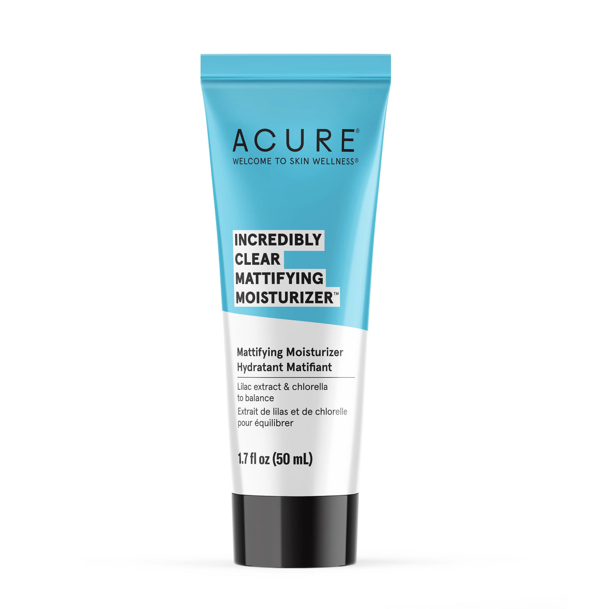 Acure Incredibly Clear Mattifying Moisturizer, Vegan, Paraben Free, 1.7 Fluid Ounce (Pack of 1)