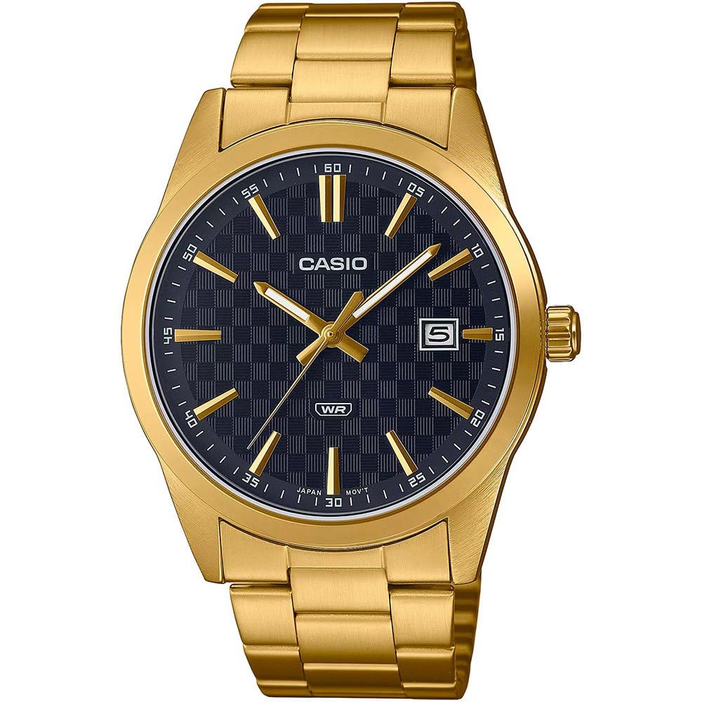 Casio Men's Watch - MTP-VD02B-1EUDF Gold / Black