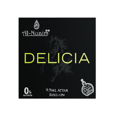 Alcohol Free Attar Roll On - 9.9ml | Exquisite & Long Lasting Fragrance (Pack of 2-9.9ml Each, Delicia)
