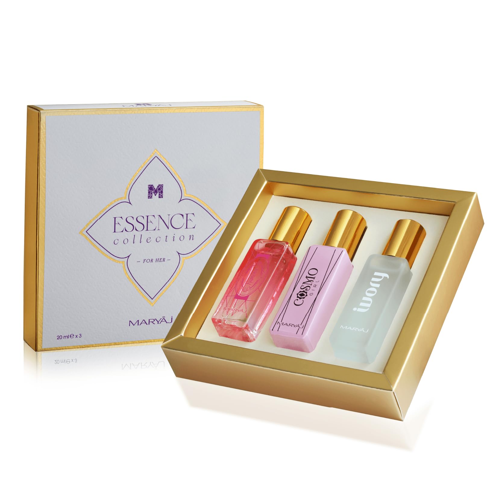 Essence Collection Miniature EDP for Women - Pack of 3 (20ml each)