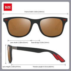 Polarized Sunglasses Mens Womens Cool Fishing Driving Hiking Ultralight Retro Wrap Around Travel sun glasses UV Protection