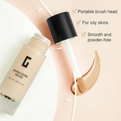 Liquid Foundation - Matte Liquid Full Coverage Foundation - Lightweight Hydrating Foundation - BANKTMturally Blends Long Lasting for Face Makeup