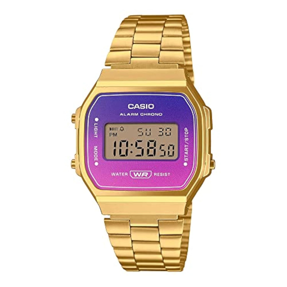 Casio Unisex-Adult Quartz Watch Violet / Gold