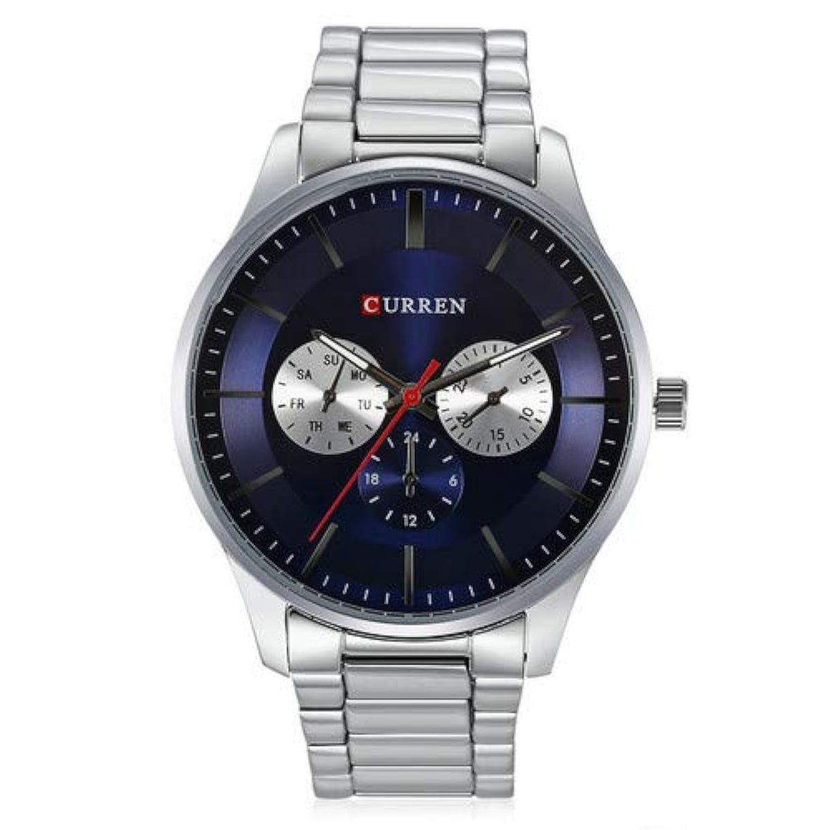 CURREN Men Japan Quartz Wristwatch Fashion Casual Clock Stainless Steel Band Business Wrist Watch,8282