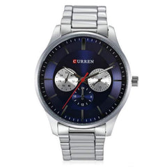 CURREN Men Japan Quartz Wristwatch Fashion Casual Clock Stainless Steel Band Business Wrist Watch,8282