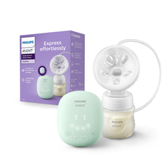 AVENT Philips Single Electric Breast Pump SCF323/11 | Soft Adaptable Cushion | Gently stimulates Milk Flow | 4 Massage Modes | Memory Function Remembers Last Setting | USB Charging | Portable Design