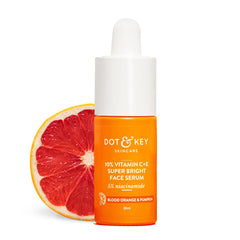 DOT & KEY 10% Vitamin C + E,5% Niacinamide Serum|Vitamin C Serum For Glowing Skin|Fades Pigmentation & Dark Spots|Vit C Serum With Blood Orange&Pumpkin|For Uneven&Dull Skin,All Skin Types|30Ml