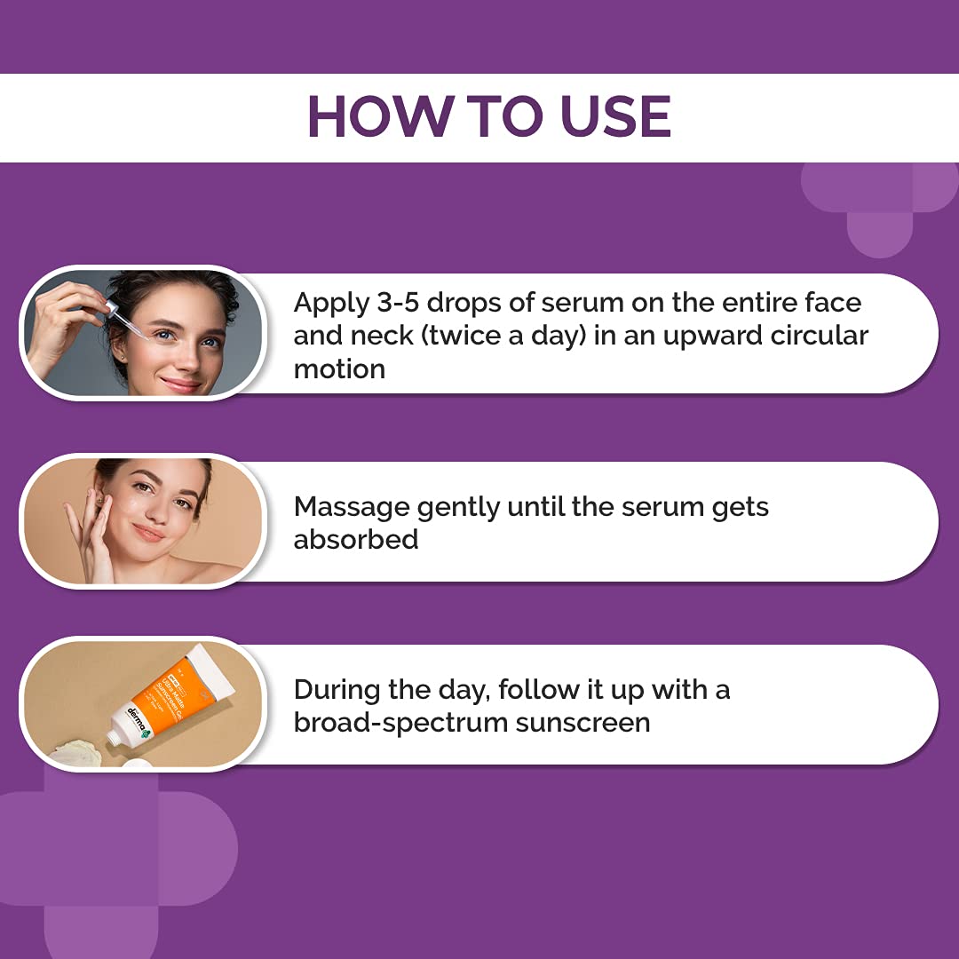 The Derma Co 10% Vitamin C Face Serum with Vitamin C, 5% Niacinamide & Hyaluronic Acid 10ml