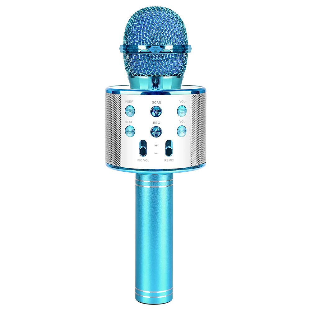 4 5 6 7 8 Years Old Girls Gift, Wireless Microphone Toy for 4-9 Year Old Boy Kid Microphone Machine for Girl Home Party 5-10 Year Old Kids Girl Birthday Gift Age 5 6 7 8 9 Boys Girl