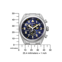 Citizen Mens Chronograph Eco-Drive Watch Titanium
