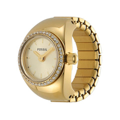 Fossil Watch Ring for Women, Quartz movement with Stainless steel Strap