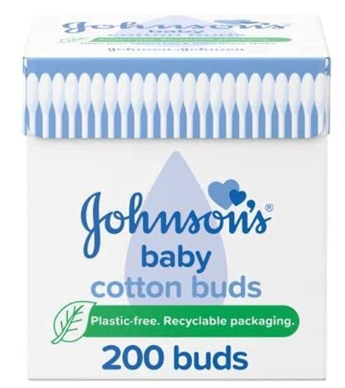 Johnson's Baby Cotton Buds 200 per Pack - Pack of 2