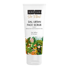 Kapiva Skin Rituals Ubtan Face Pack | Power of 5 Pulses | For Cleansing & Exfoliation | Removes Tan & Dead Skin