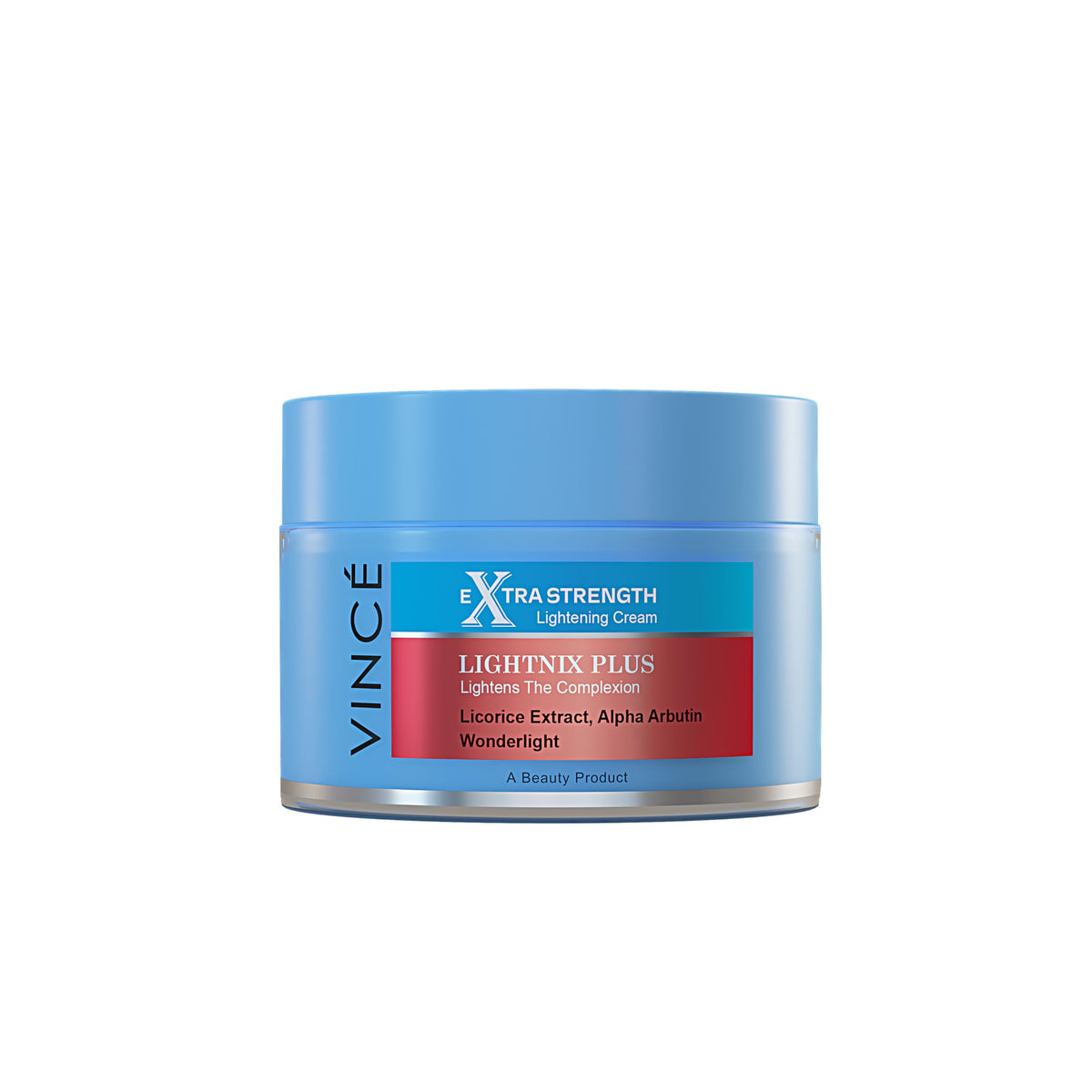 Vince Extra Strength Whitening Cream with 3x Whitening Formula with Lightenix Plus - Lightens skin, improves texture, leaves skin soft and radiant - Paraben Free, 50ml