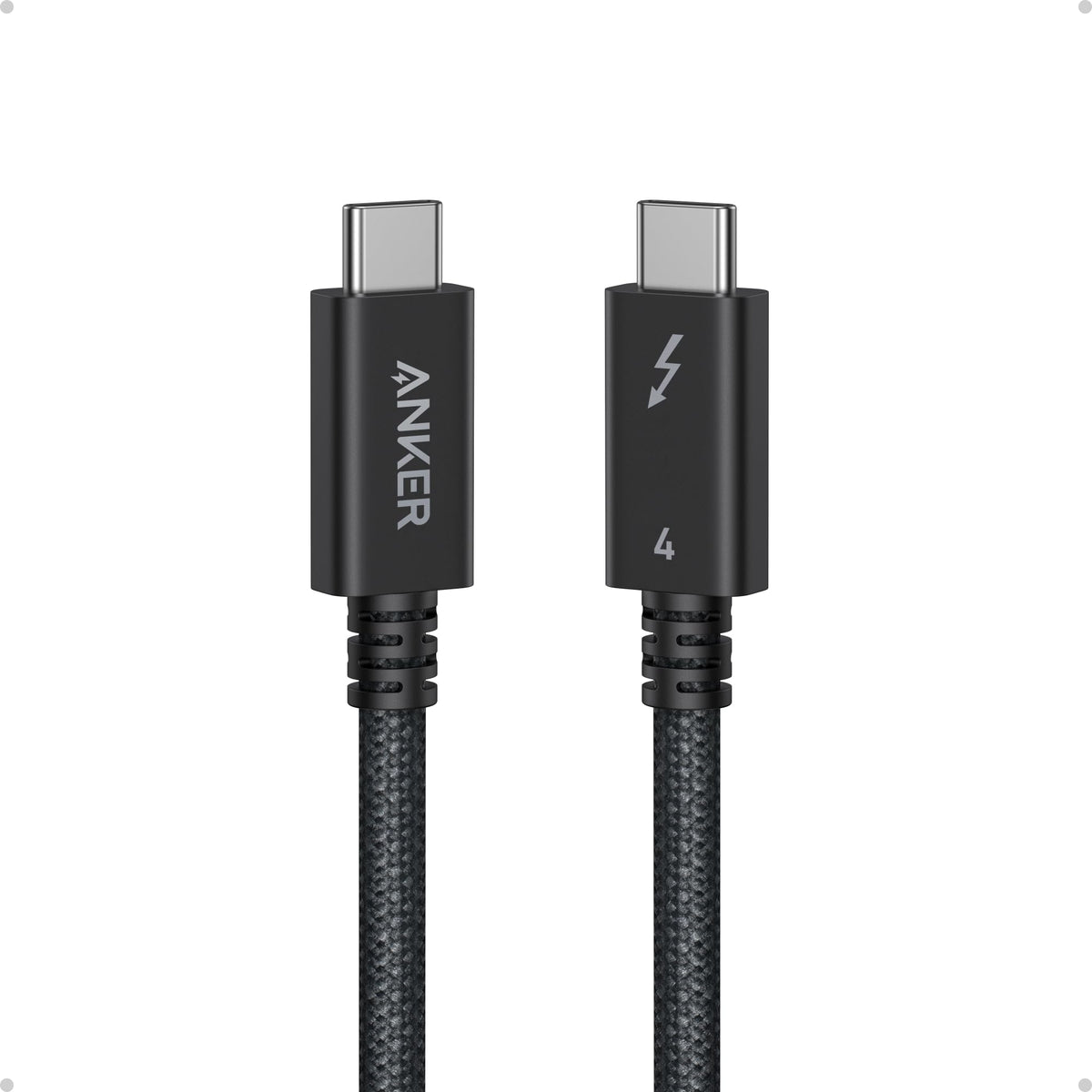 Anker Prime Thunderbolt 4 Cable, 3.3 ft USB C to USB C Cable, 240W Charging, 40Gbps Data Transfer, Supports 8K/4K Displays, for iPhone 16 Series, MacBook Air, iPad, Samsung (Thunderbolt 4-Certified)