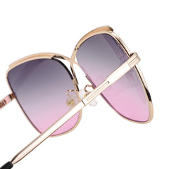 FEISEDY Womens Pilot Sunglasses Oversized Butterfly X Shape Design Cateye Cute Lady Sunglasses B2738