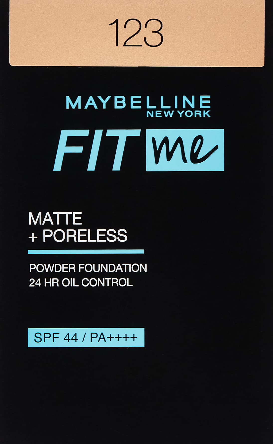 Maybelline New York, Fit Me foundation in a powder 123 Soft Nude