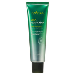 ISNTREE Cica Relief Cream 1.69 fl. oz, Revitalizing and Calming Cream with Centella Asiatica Extract and EGF