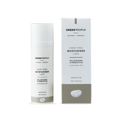 Green People Scent Free Light Moisturiser Suitable for Sensitive Skin, Organic, Cruelty Free & Vegan, 50ml