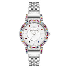 Anne Klein Women's Premium Crystal Accented Bracelet Watch, AK/2928