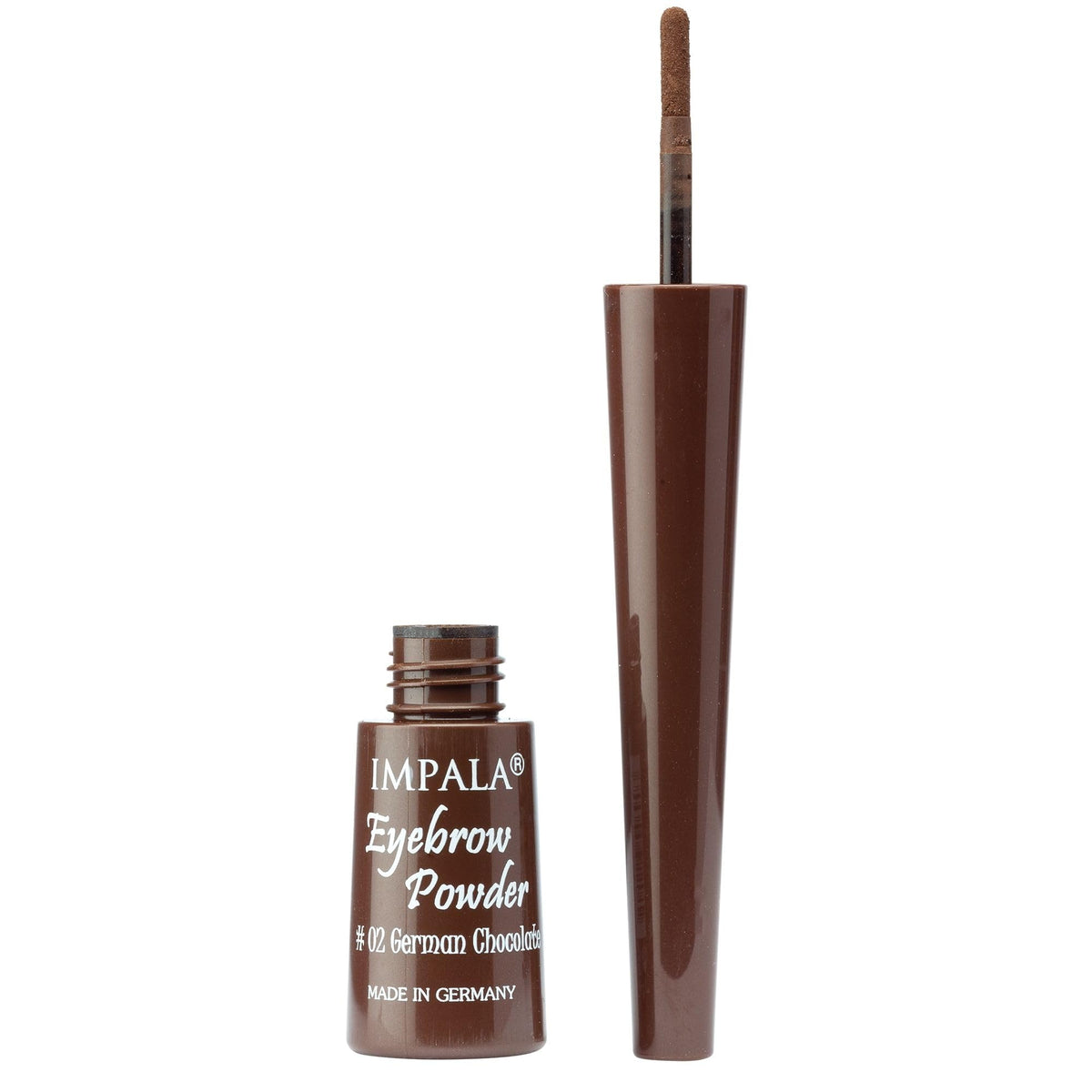 Impala Eyebrow Powder Color 02 German Chocolate Long wear with easy applicator