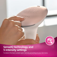 Philips Lumea IPL | Hair Removal | 7000 Series | Skintone Sensor | 2 Attachments | Body, Face | Compact Pen Trimmer | Corded Use | BRI921/60