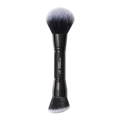 e.l.f. Dual-Ended Cream + Powder Brush, Two-in-One Makeup Brush for a Beautiful, Airy Complexion, Vegan & Cruelty Free